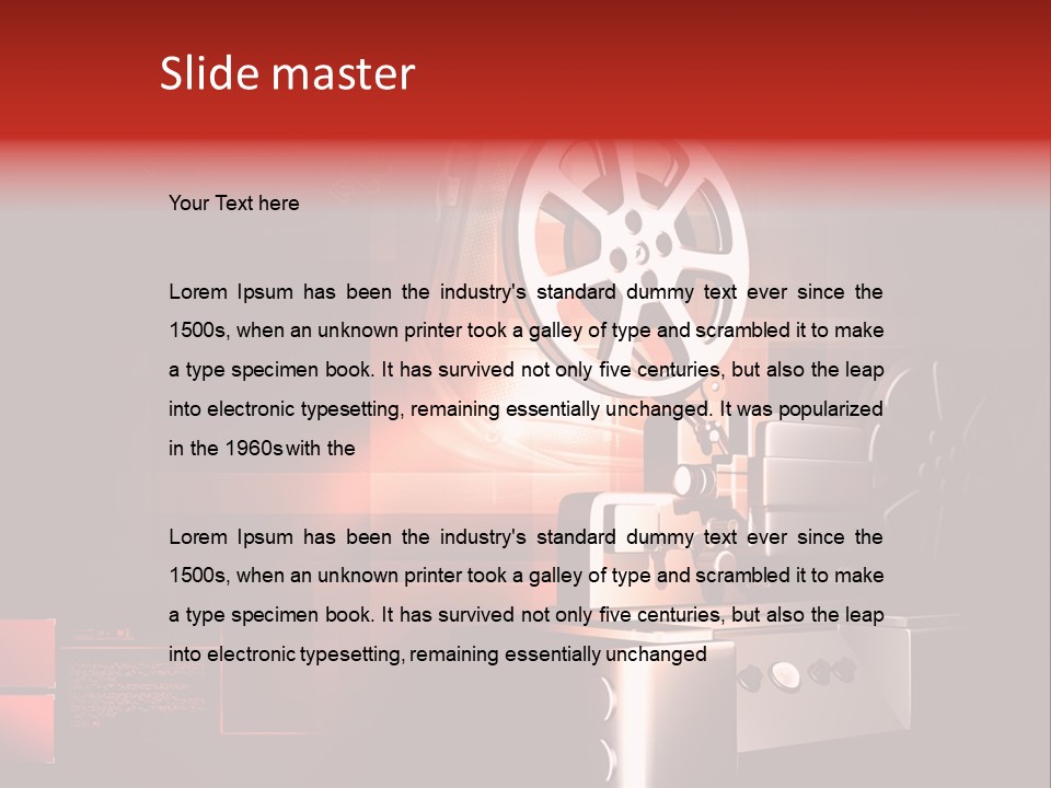 Retro Old Rotation PowerPoint Template