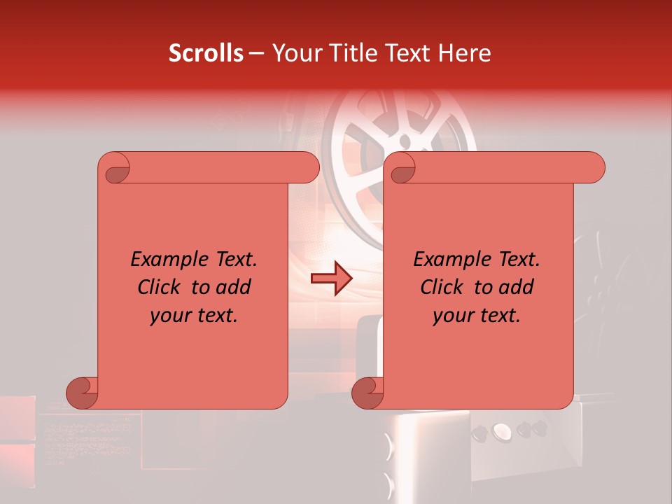 Retro Old Rotation PowerPoint Template
