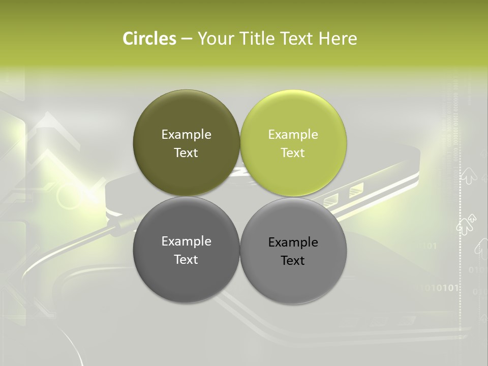 Illustration Electronic Internet PowerPoint Template