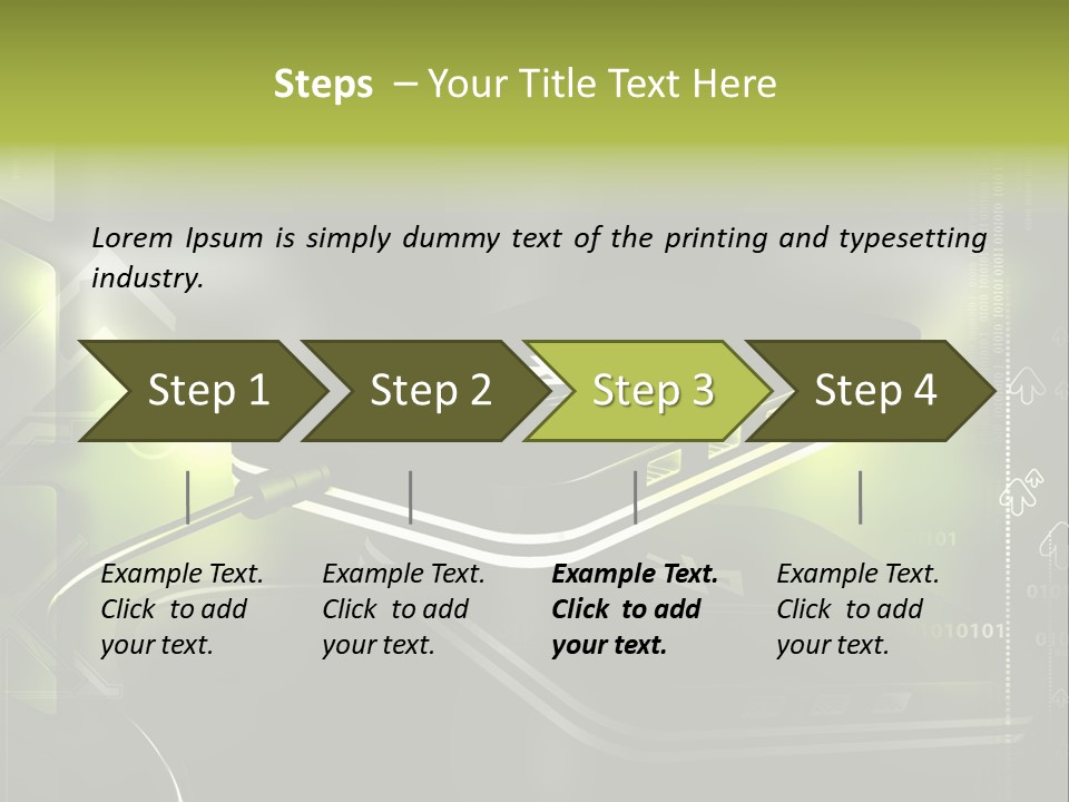 Illustration Electronic Internet PowerPoint Template