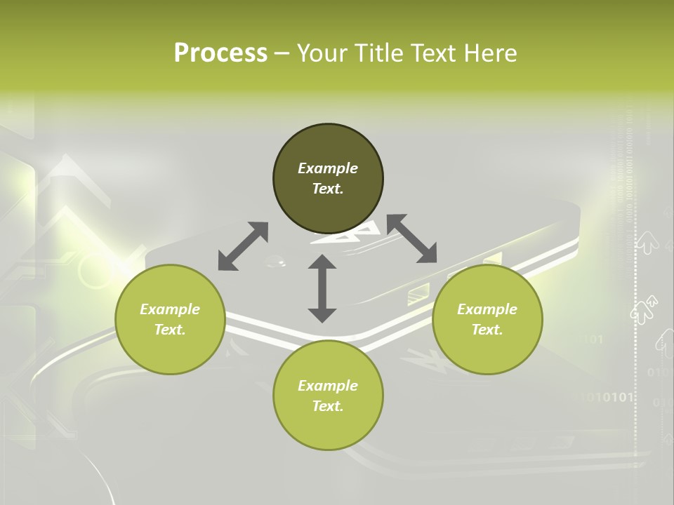 Illustration Electronic Internet PowerPoint Template
