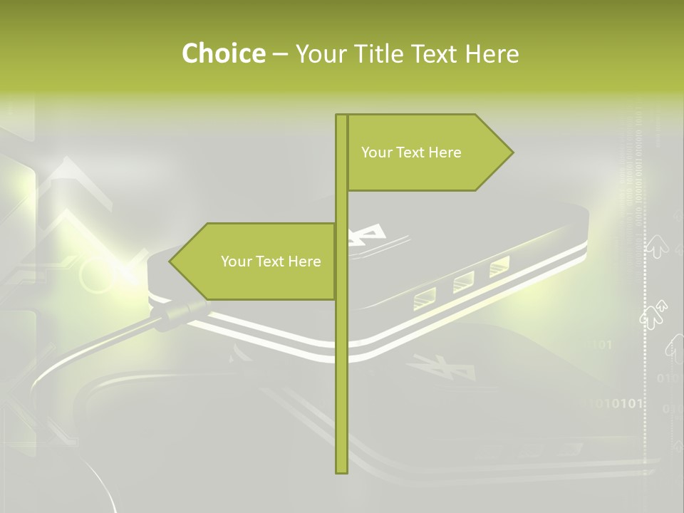Illustration Electronic Internet PowerPoint Template