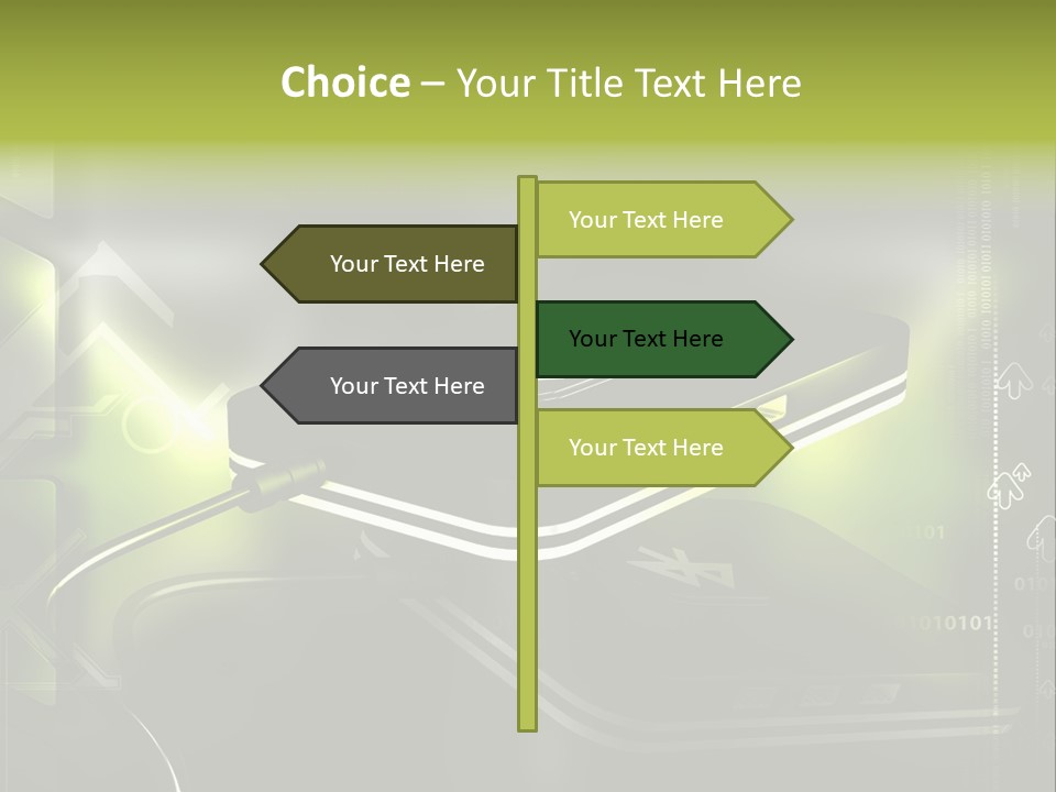 Illustration Electronic Internet PowerPoint Template