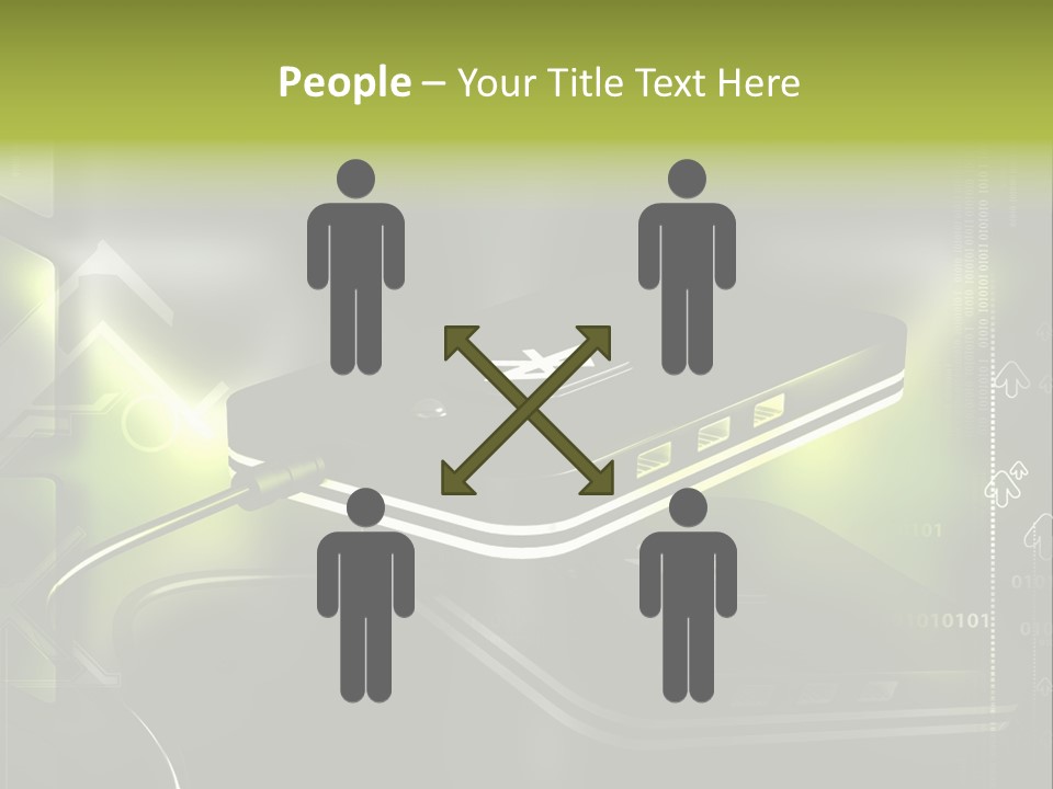 Illustration Electronic Internet PowerPoint Template