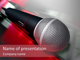 Background Symphony Song PowerPoint Template