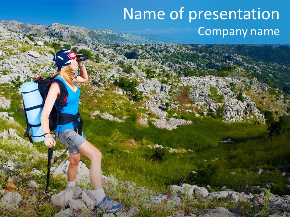 Green Fun Expedition PowerPoint Template