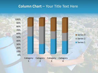 Climbing Eco Caucasian PowerPoint Template