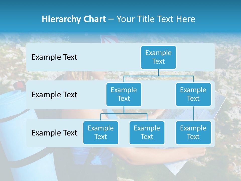 Climbing Eco Caucasian PowerPoint Template
