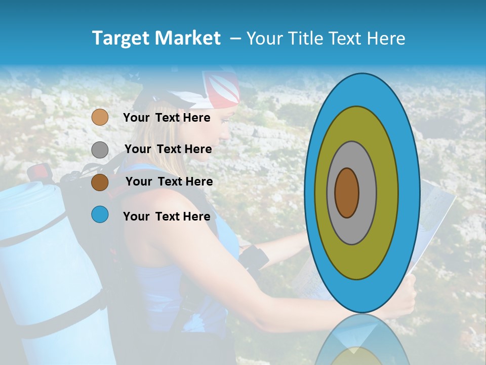 Climbing Eco Caucasian PowerPoint Template