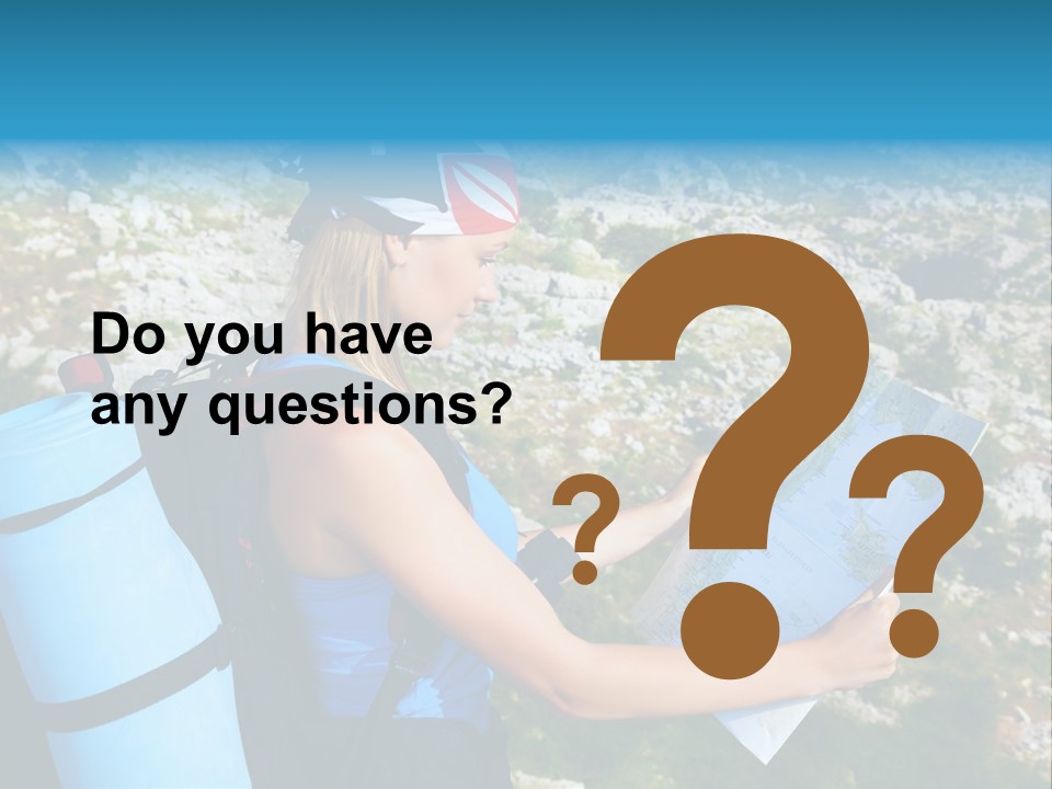 Climbing Eco Caucasian PowerPoint Template