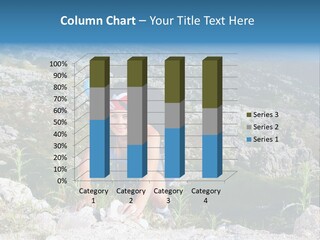 Closeup Trek High PowerPoint Template