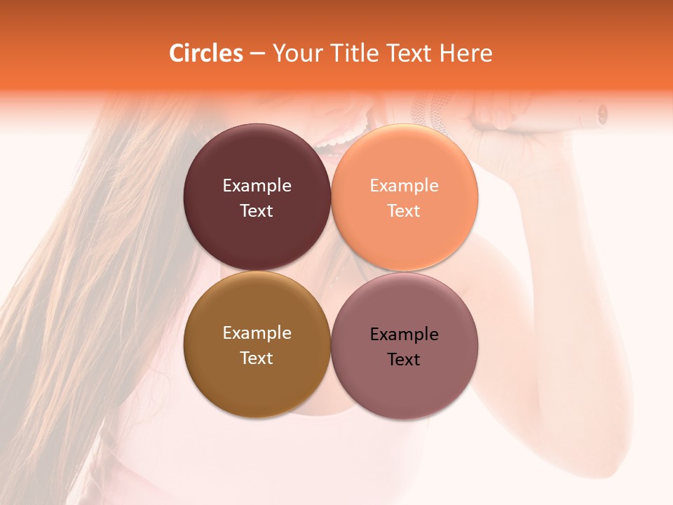 Girl Cute  PowerPoint Template