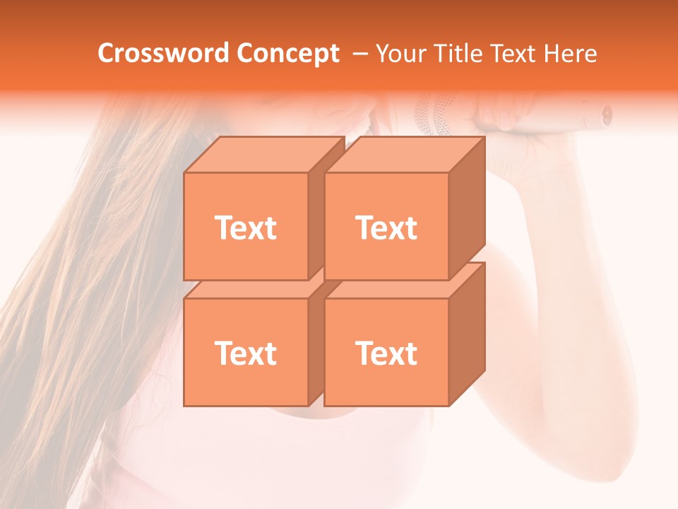 Girl Cute  PowerPoint Template