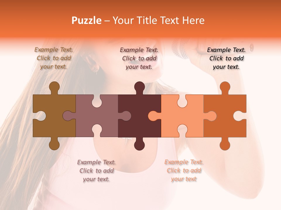 Girl Cute  PowerPoint Template