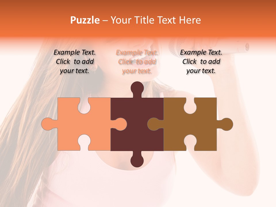Girl Cute  PowerPoint Template