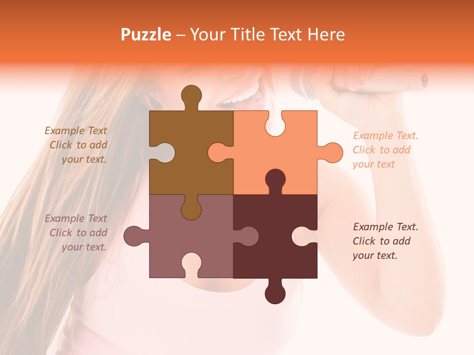 Girl Cute  PowerPoint Template