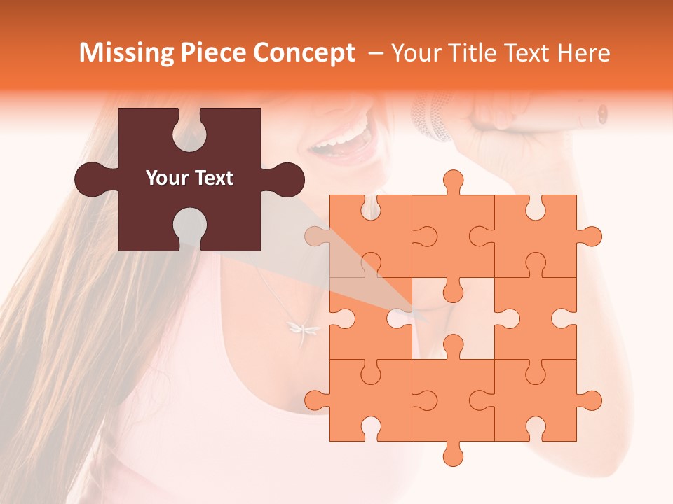 Girl Cute  PowerPoint Template