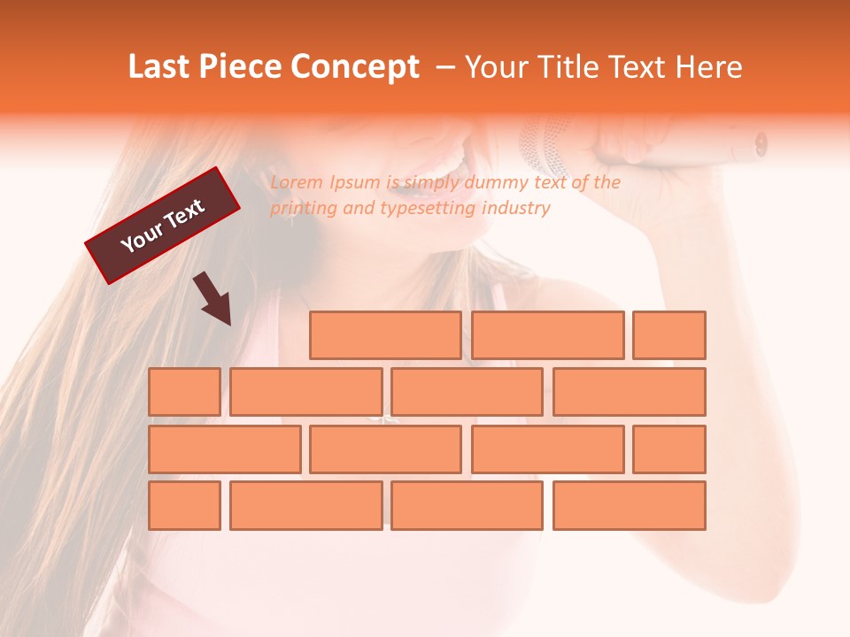 Girl Cute  PowerPoint Template