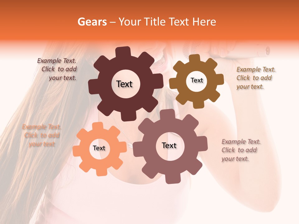 Girl Cute  PowerPoint Template