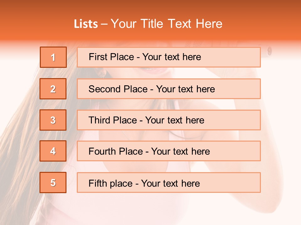 Girl Cute  PowerPoint Template