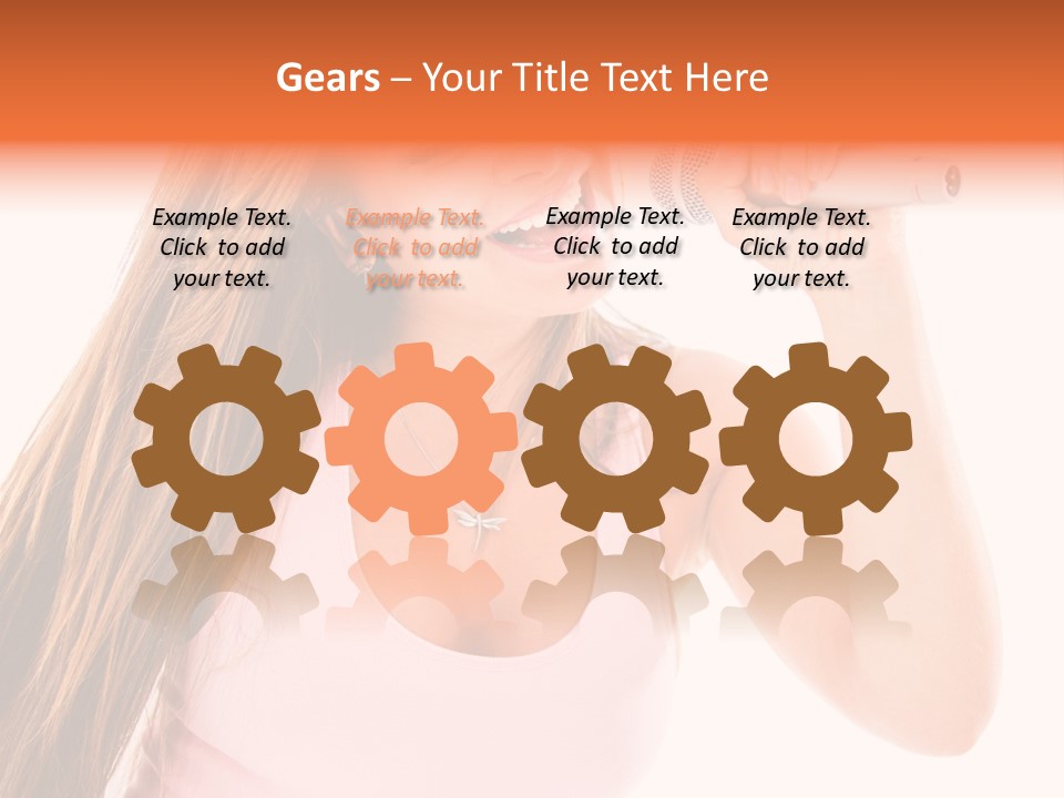 Girl Cute  PowerPoint Template
