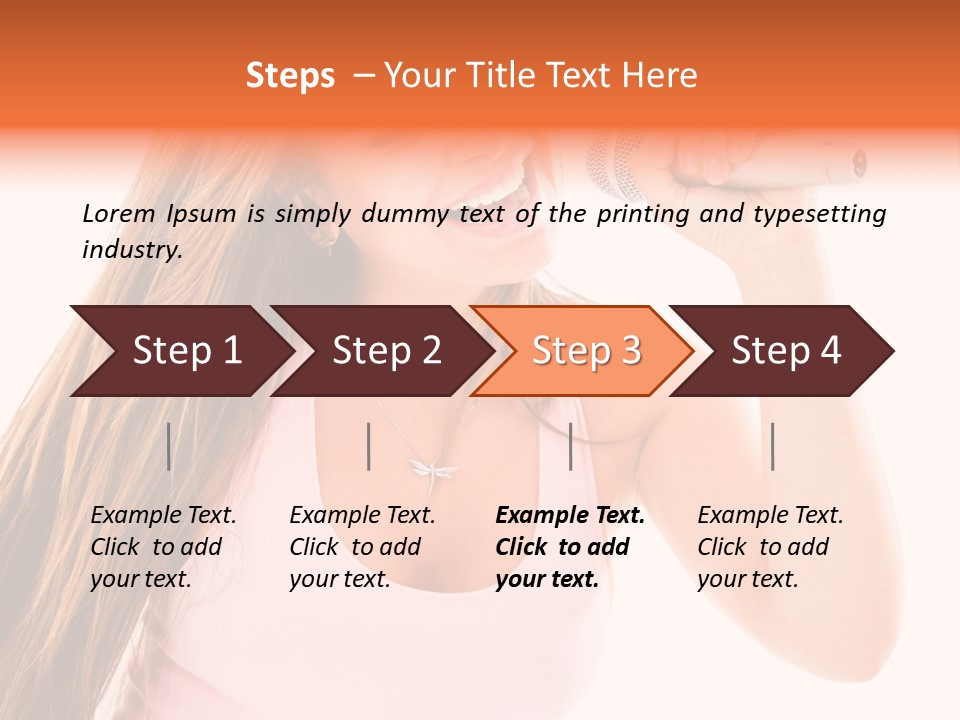Girl Cute  PowerPoint Template