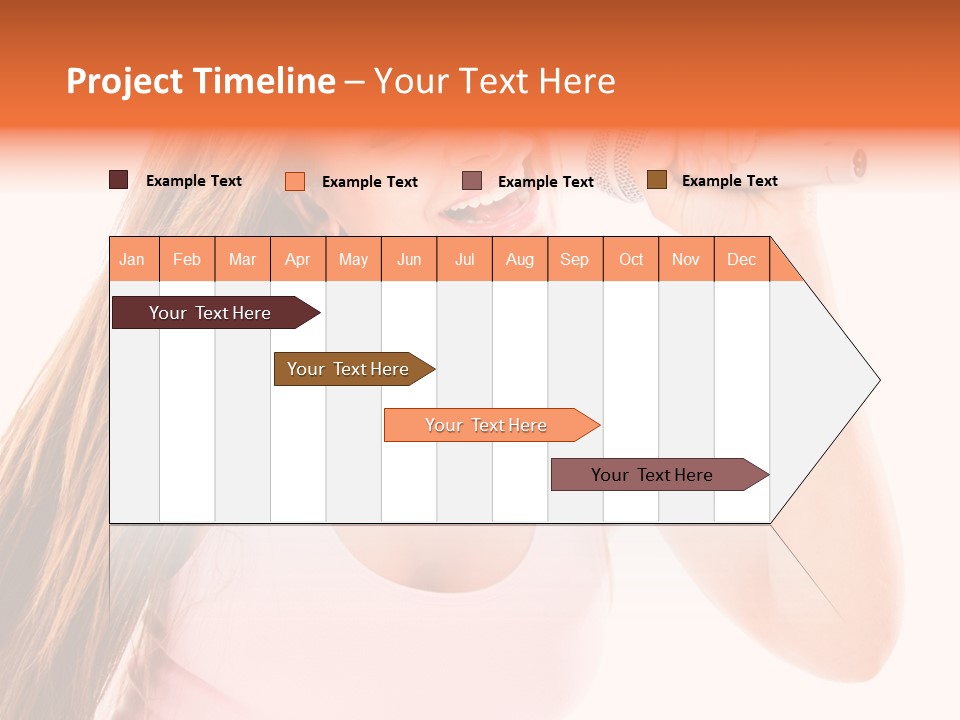 Girl Cute  PowerPoint Template