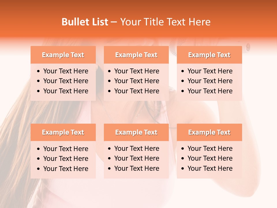 Girl Cute  PowerPoint Template