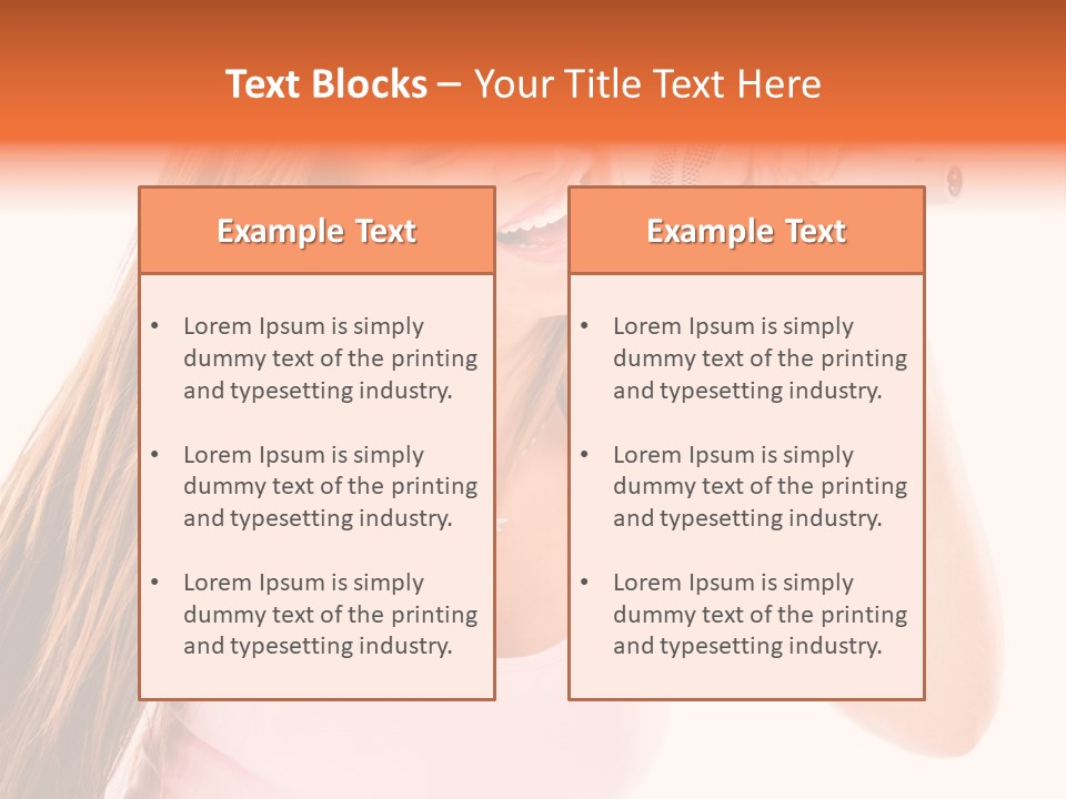 Girl Cute  PowerPoint Template