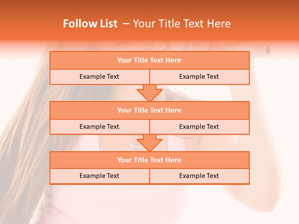 Girl Cute  PowerPoint Template