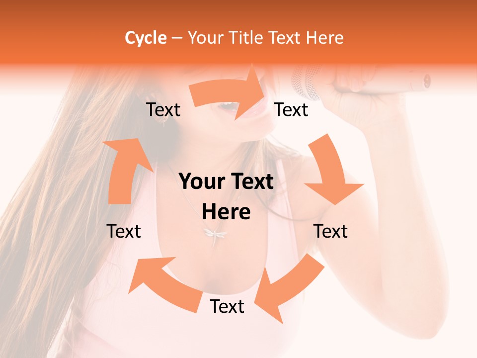 Girl Cute  PowerPoint Template