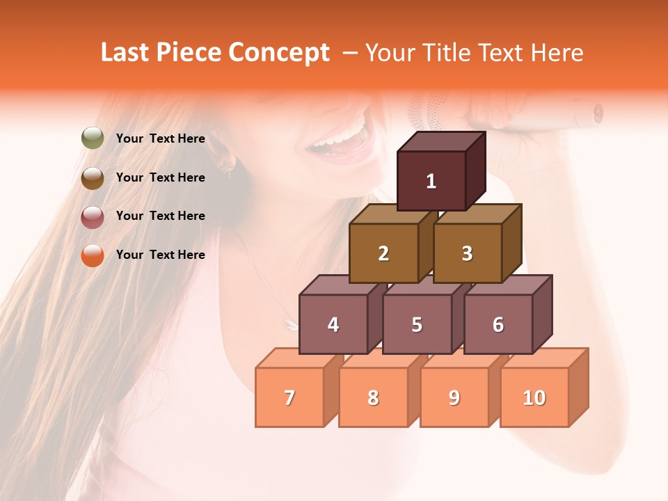 Girl Cute  PowerPoint Template
