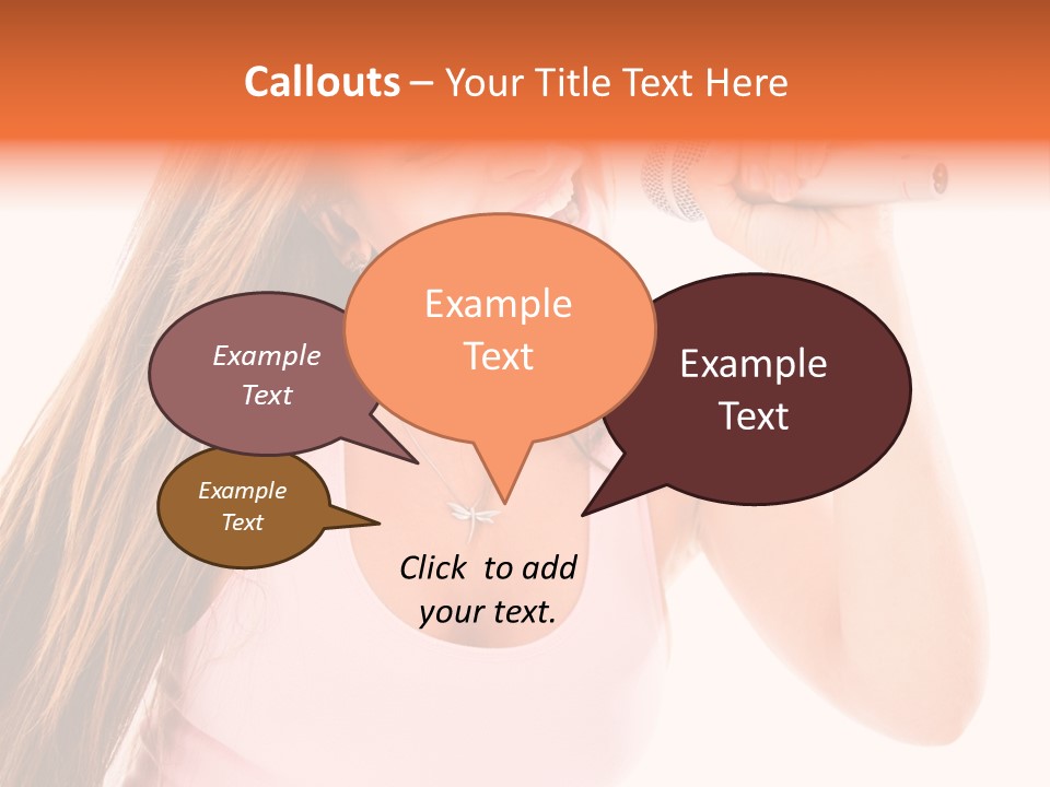 Girl Cute  PowerPoint Template