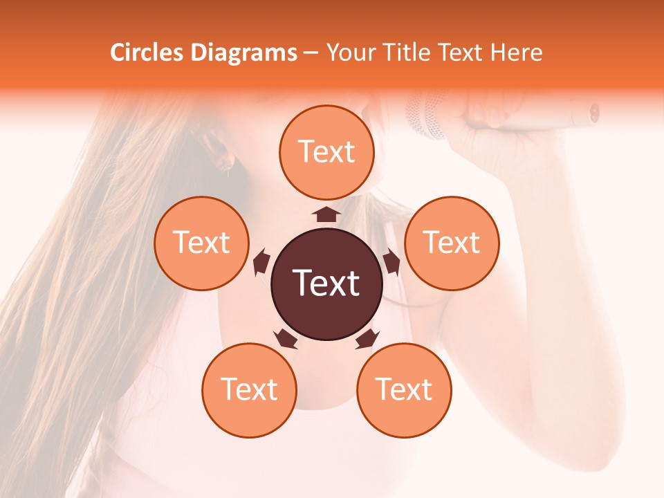 Girl Cute  PowerPoint Template