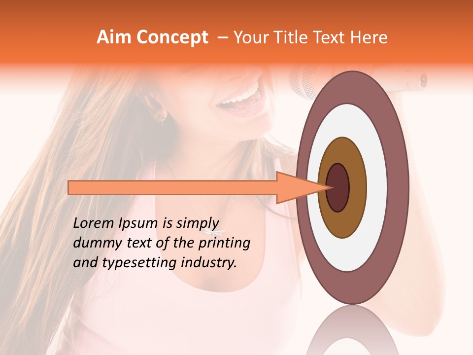 Girl Cute  PowerPoint Template