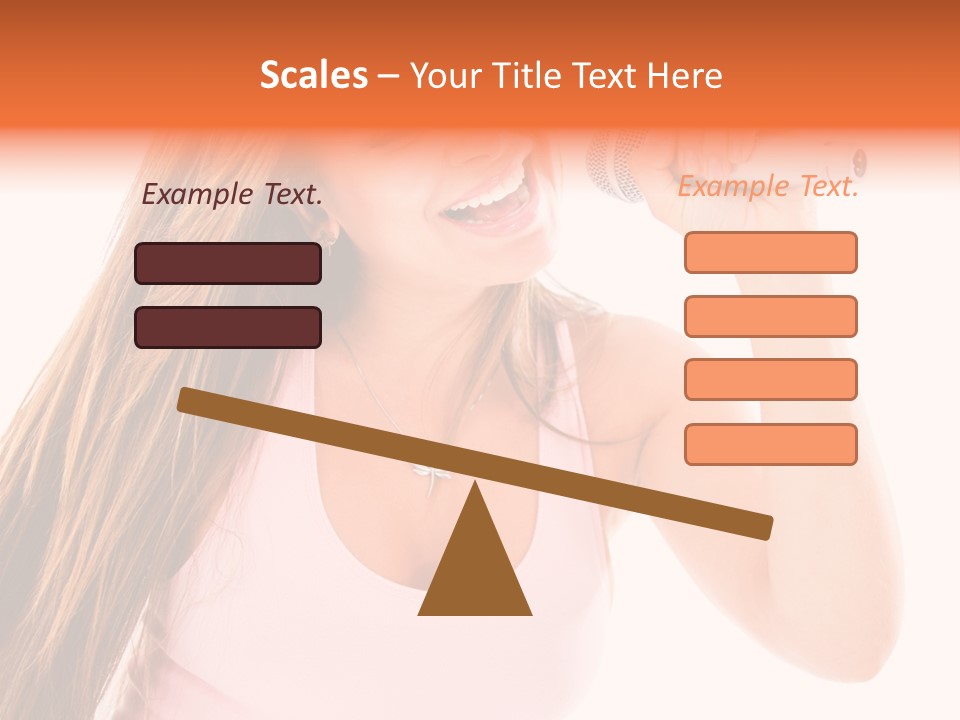 Girl Cute  PowerPoint Template