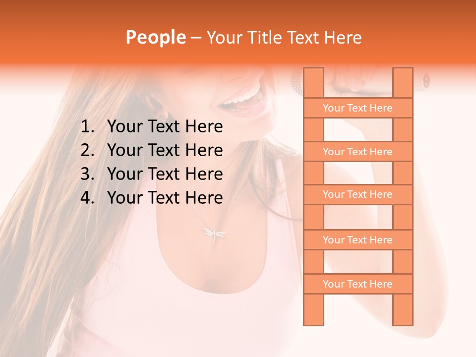Girl Cute  PowerPoint Template