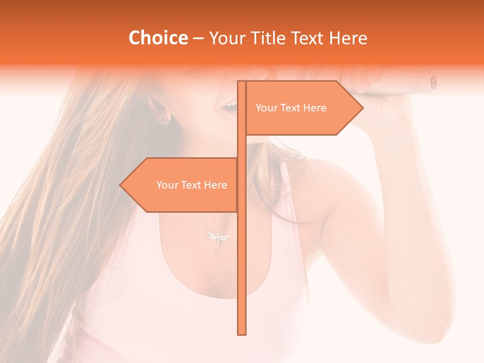 Girl Cute  PowerPoint Template