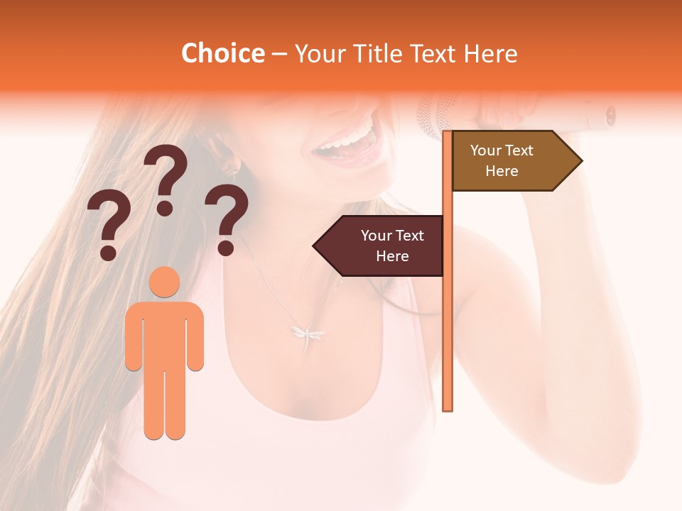 Girl Cute  PowerPoint Template