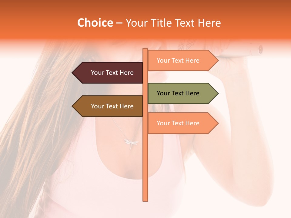 Girl Cute  PowerPoint Template