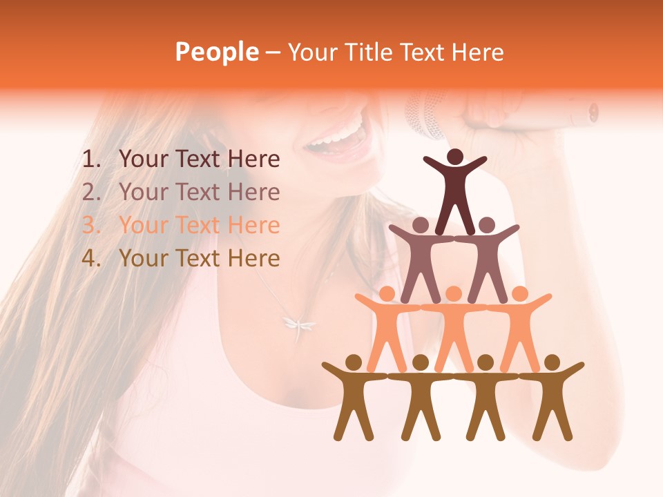 Girl Cute  PowerPoint Template