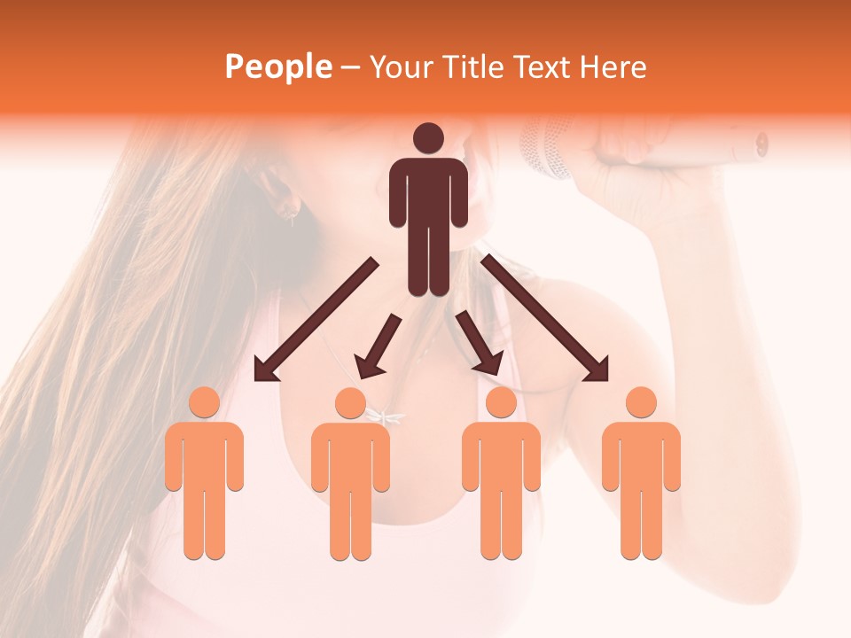 Girl Cute  PowerPoint Template