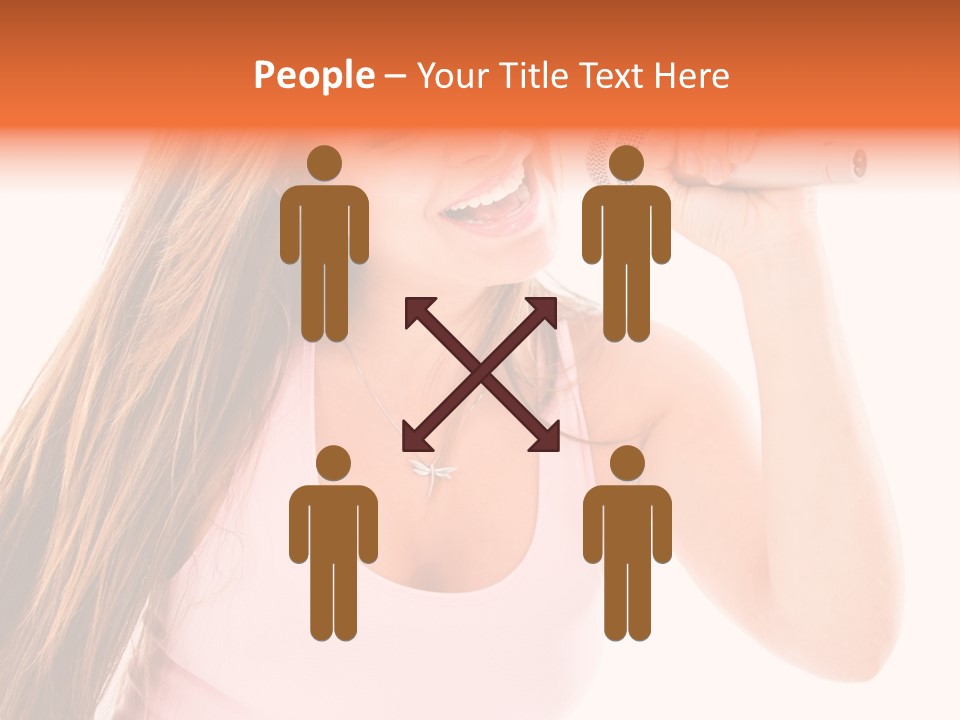 Girl Cute  PowerPoint Template