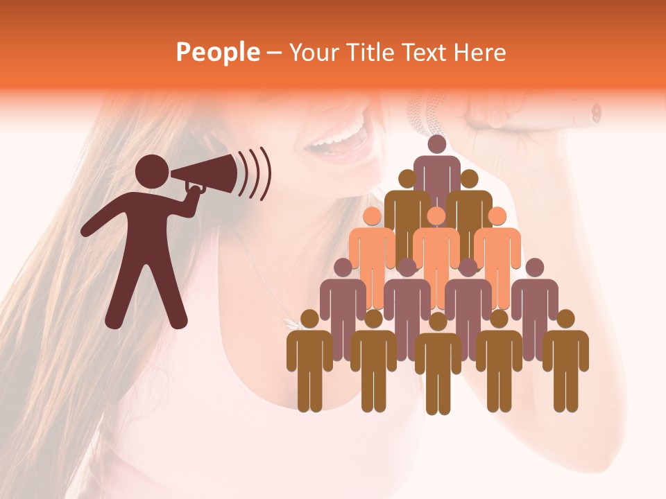 Girl Cute  PowerPoint Template