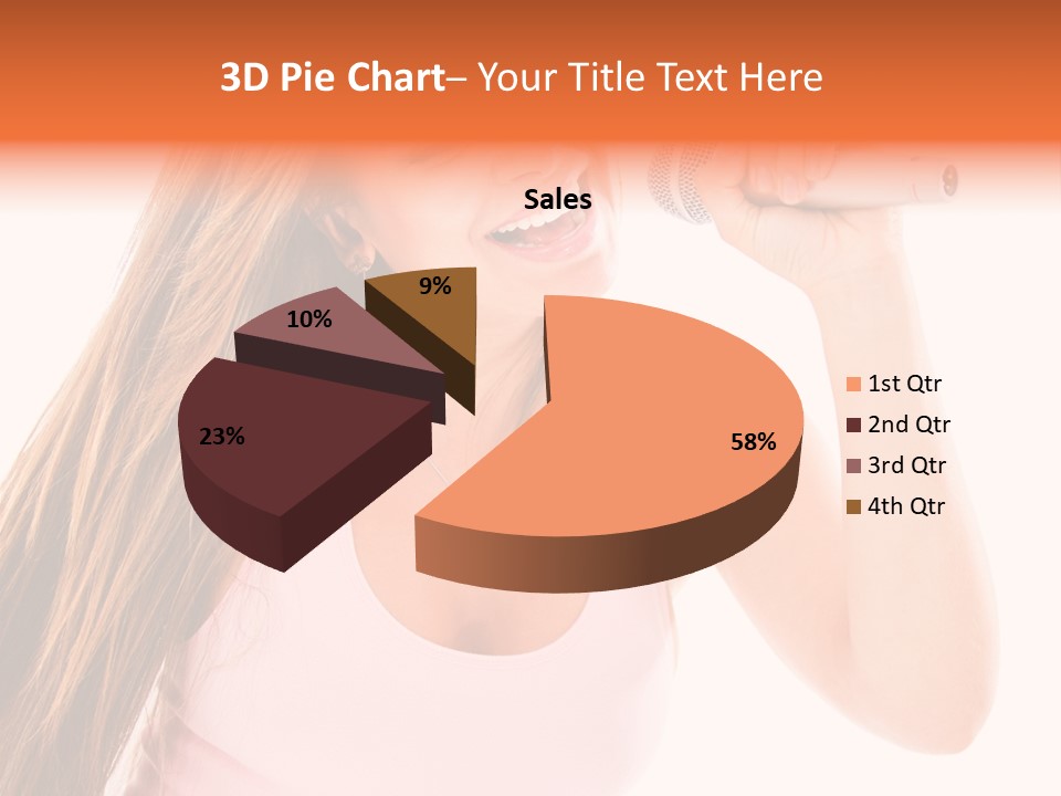 Girl Cute  PowerPoint Template