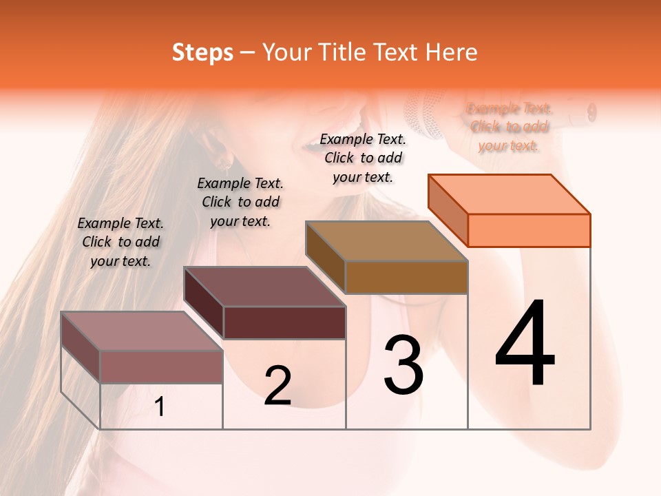Girl Cute  PowerPoint Template