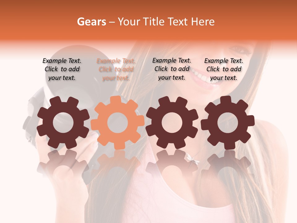 Joyful People Smile PowerPoint Template