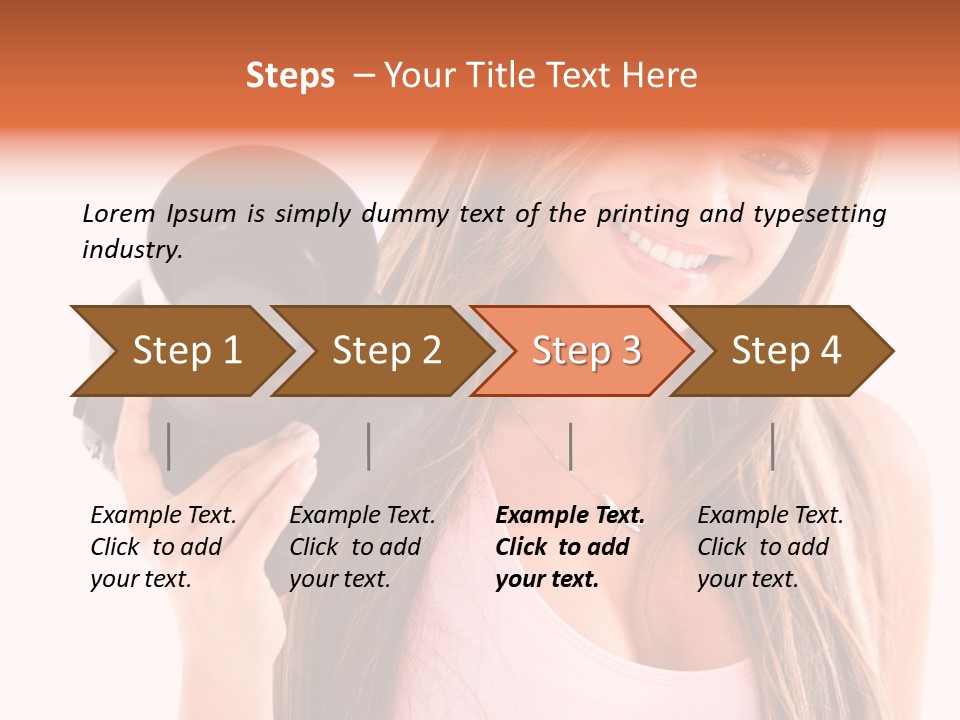 Joyful People Smile PowerPoint Template