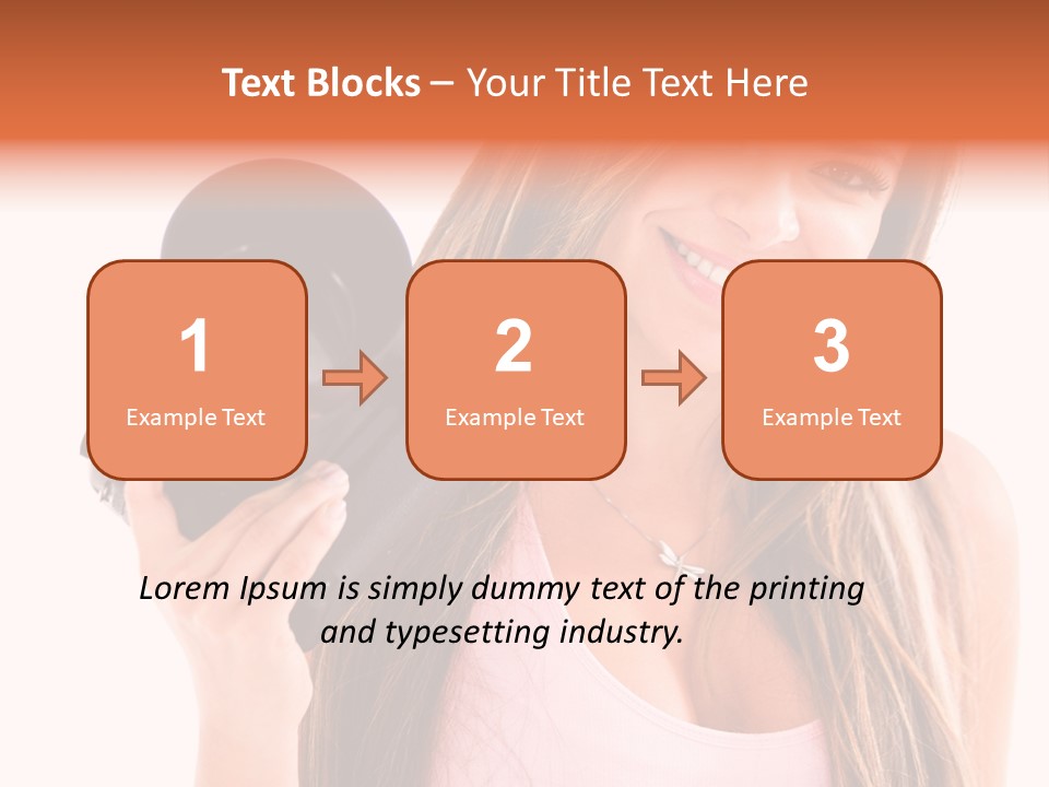 Joyful People Smile PowerPoint Template