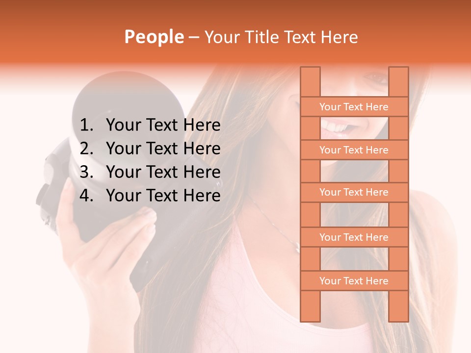 Joyful People Smile PowerPoint Template